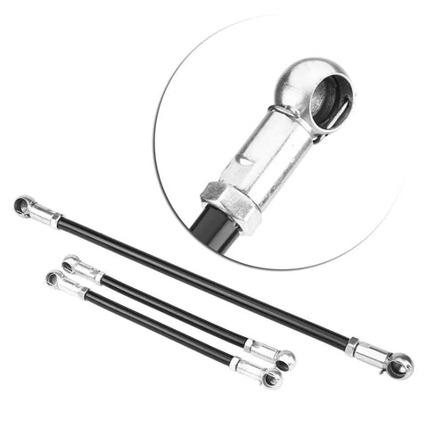Direct Swap Transmission Linkage Set For 106 And Saxo, Aircraft Grade Aluminum, 3 Pieces, Tough Wear Proof Shift Rods, Lightweight Easy Install, Snappy Shifts For 1991 To 2003 Auto Repairs And DIYers, 3-piece linkage rods