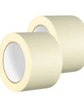Wide Masking Tape 2 Roll Pack, 3 Inches By 55 Yards Each, Low Tack Painter Tape For Delicate Surfaces Like Wallpaper And Painted Walls