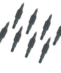12 Pack 100 Grain Field Points For Crossbow Arrows, Screw In Bullet Tips For 5 16th Inch Shafts, Dope For Target Practice And Hunting