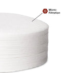 Premium White Paper Micro Filters Biodegradable Coffee Insert Chlorine Free Brew Accessory Ultra Thin Compostable Strainer stack.
