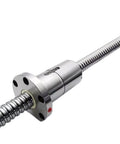 DFU1605 Right Hand Ball Screw for CNC Z Axis Motion Rail, 16mm Diameter, 5mm Pitch, End Machined, 1000mm Long, close-up view