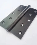 6 Inch Ball Bearing Door Hinges For Heavy Duty Wood Doors Non Mortise With Mounting Hardware Brushed Black Stainless Steel 304 Pack Of 2
