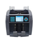 Slick Heavy Duty Money Counter Machine Featuring Automatic Mixed Denomination Processing And Straight Up Counterfeit Detection for cash counting.