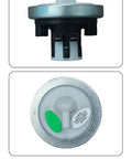 Water Level Sensor Switch For Top Load Washing Machines Replacement Part For Haier Washers, Accurate Level Detection, Plug And Play OEM Matched Sensor With Durable Plastic Housing, Prevent Overfill And Underfill, round white plastic washer sensor