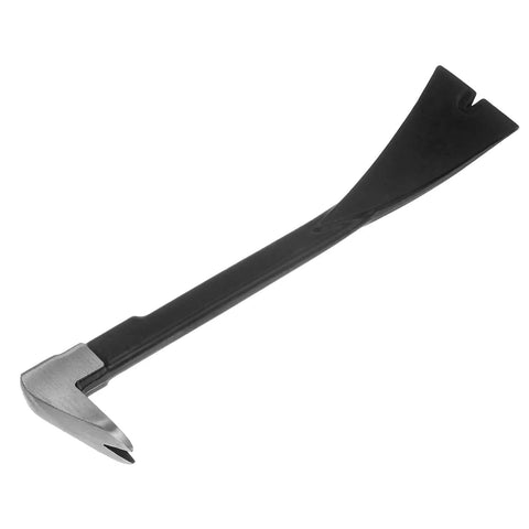 8 Inch Nail Puller Claw Bar With Flat Pry Blade For Prying And Pulling, Chrome Vanadium Steel Construction, side view