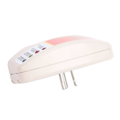 Rock Solid Voltage Surge Protector Plug Single Outlet with indicator lights for safety, designed for easy US wall fit.