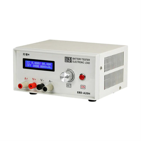Beefy Pro Grade Battery Capacity Tester For Cars with Dual Voltage and Current Channels, LCD, Auto Range, Discharge Meter, 180W continuous