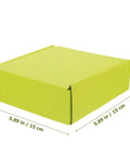 Green Corrugated Mailer Boxes 10 Pack For Shipping And Storage, sturdy green box with dimensions 5.89x5.89x1.97 in