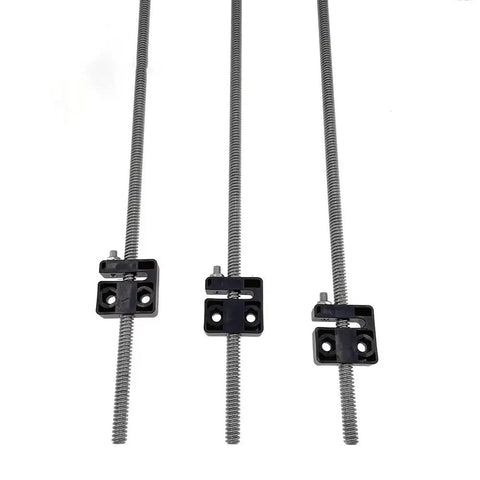 Sturdy TR8x4 Metric Lead Screws 380 to 580 Mm With Anti Backlash Nut Blocks For Rat Rig V Core 3 Coupler Build 400 Size