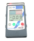 Front view of Pocket Size Electrostatic Field Meter And ESD Tester With LED Distance Readout showing 0.09 kV reading