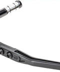Premium Aftermarket Black Carbon Fiber Right Brake Lever Guard For Sportbike Motorcycle Crash Protection Heavy Duty Handlebar Slider close-up view