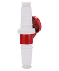 Heavy Duty 63A 5 Pin Industrial Plug Power Connector For 3 Phase 5 Wires IP67 380 To 415V Waterproof Electrical Connector, white red