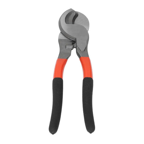 Beefy 10 Inch Cable Cutter With Built In Wire Stripping High Carbon Steel Jaw Cuts Copper And Aluminum Up To 60mm2 Rust Proof Grip