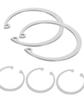 Stainless Steel C Clip Set 5 Pack With Grooved Retaining Rings And Elastic Snap Rings for versatile DIY and pro projects