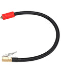 Premium Flexible Silicone Tire Inflator Extension Hose 40cm With Quick Clamp Chuck For Cars Motorcycles Bikes No Sweat Roadside Help Easy Reach Tight Spots Essential Garage Tool Game Changing Auto Repair Gear You Need Right Away black 40cm hose with clamp chuck