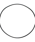 Front view of Buna-N standard O-ring, 14 in ID, 14-1/2 in OD