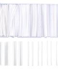 100Pcs 6 Size Clear PE Heat Shrink Tubing Kit For Electrical Insulation And Repairs DIY Friendly Waterproof Durable