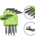Top Notch 8 Piece L Star Hex Key Set Made From Heavy Duty Chrome Vanadium Steel For Gaming Gadgets And Electronics Fixin' With Pro T7 T8 Bit Power, green holder