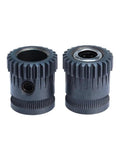 1.75mm RNC Nano Coated Drive Gear Kit Dual Drive Gear For Or-Biter Extruder V1.5 And Bowden Extruder Upgrade Pro Grade Easy Install Durable High-Performance 3D Printing Component For Smooth Feeding, two coated gears