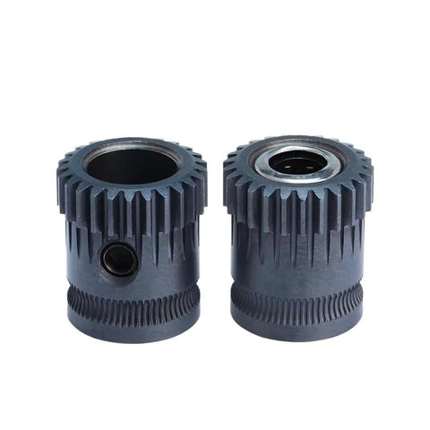 1.75mm RNC Nano Coated Drive Gear Kit Dual Drive Gear For Or-Biter Extruder V1.5 And Bowden Extruder Upgrade Pro Grade Easy Install Durable High-Performance 3D Printing Component For Smooth Feeding, two coated gears