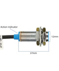 Side view of Hall Effect Proximity Sensor Switch NPN 3 Wire Normally Open With Magnet For Industrial Automation And Non Contact