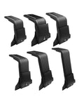 Heavy Duty Universal Roof Rack Bracket for Gutter Mounts 10cm Clamp On Car Roof Rack Hardware Adjustable Carbon Steel