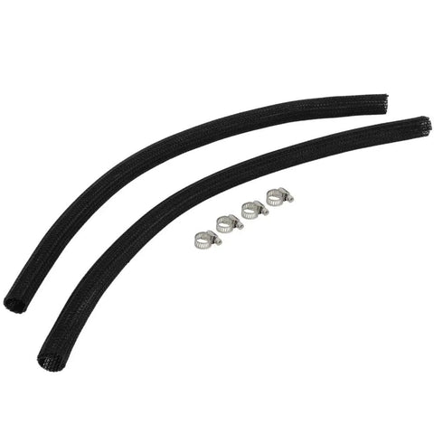 4/5 Inch E Bike Cable Management Sleeve Black Universal Fit For Ridstar Q20 Super 73 S1 S2 R Z Macfox X1S X X2 And More with clamps