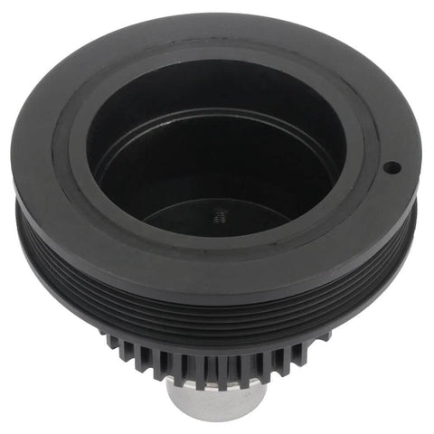 Front view of Harmonic Balancer Crankshaft Belt Drive Pulley Beefed Up Fits Ford Aerostar 1990 To 1997 Ranger 1990 To 2000 Explorer