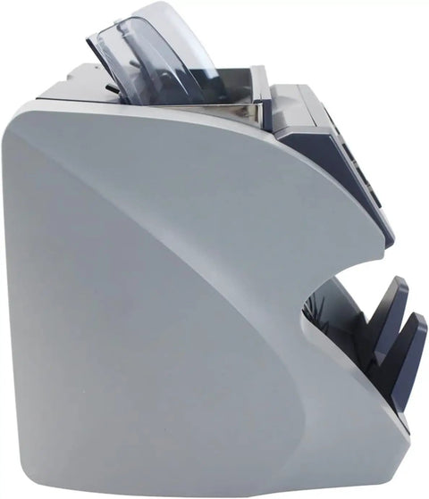 Built Tough Multi Currency Money Counter Machine With Cis Bill Validation And Auto Serial Number Detection Features Lcd Display side view
