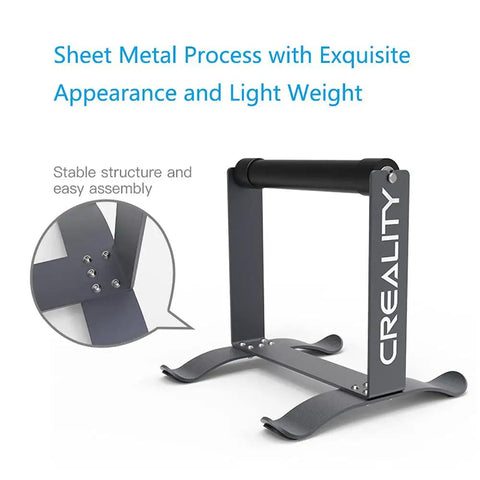 Rock Solid Metal Spool Holder For 3D Printers With Bearing Swivel System Holds One To Eleven Pound Filament Rolls Keeps PLA ABS TPU Flowing Smooth As Butter No More Snags Or Jams During Marathon Printing Sessions