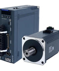 A6 Series 1000W AC Servo Motor Kit with 3000 RPM and 3.18 Nm Brake IP67 17 Bit Absolute Encoder shown next to its servo driver.