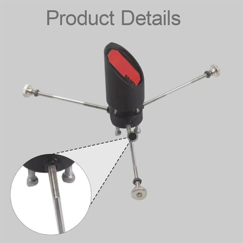 Reflector Telescope Secondary Frame With Polypropylene Base And Brass Fasteners For Secure Mounting In Newtonian Setups with detail