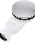 Slim Low Profile Shower Drain With Chrome Plated ABS Body 90mm Outlet High Flow 36 LPM Side Outlet P Trap Odor Guard Silicone Trap