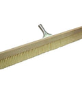 36 Inch Blacktop Sealant Brush With Stamped Bracket, Tampico Bristles In Hardwood Block, Heavy Duty Driveway And Asphalt Sealant Tool