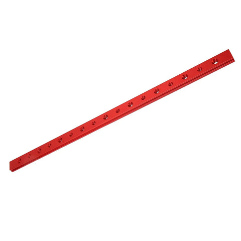 450mm T Slot Miter Track For Woodworking, Rugged Aluminum Alloy Jig Rail With Anodized Slick Surface For Smooth Operation, Fits 30 And 45 Type Slots
