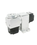 Heavy Duty Cnc Rotary Axis Gear Reducer With Solid 50 To 1 Reduction Ratio Smooth A B Axis Mount crafted from rugged aluminum alloy.