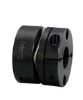 Top Shelf Single Disc Coupling Flexible Shaft Connector 22 By 22 Bore Stainless Steel Build, black connector for industrial motors.