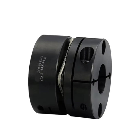 Top Shelf Single Disc Coupling Flexible Shaft Connector 22 By 22 Bore Stainless Steel Build, black connector for industrial motors.
