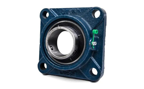 Self Aligning Pillow Block Bearing UCF205 1 Inch Bore 4 Bolt Flange Mounted With Solid Square Base view