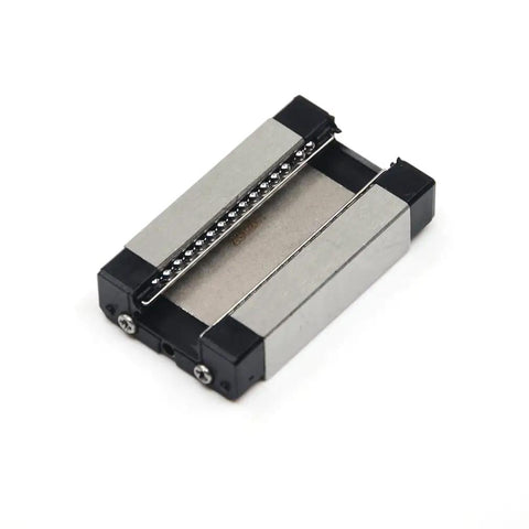 150mm MGN12 Linear Rail Guide With Black MGN12H Carriage Block For 3D Printers And CNC Machines Beefy Motion Kit With Red Rubber Stoppers And Spare Balls, black carriage block