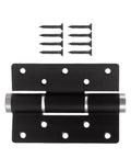 Automatic Soft Close Concealed Door Hinges Aluminum Alloy Durable Quiet Dampened Closing Device shown with screws