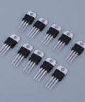 Killer NPN PNP Transistor And Voltage Regulator Assortment Kit With 50 Durable Components In A Tidy Case for DIY builds, showing 10 transistors.