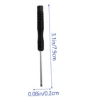 Mini screwdriver from All In One Glasses Repair Kit Set With Assorted Screws Nose Pads Mini Screwdrivers And Accessories For Quick On The Go Eyewear Fixes At Home Or Travel Anywhere