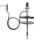 50 To 1 Air Operated Grease Pump Kit For 16 Gal Pails With 7500 PSI High Pressure Heavy Duty Complete Set With 7 Ft Hose And Control Valve CNC Machined Quarter Inch NPT Connections