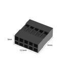 SM Housing Connector 2x5P 2.54mm Pitch Female Crimp Pins Adapter 200pcs Dope DIY Electronics Jumper Wire Component For PCB Assembly