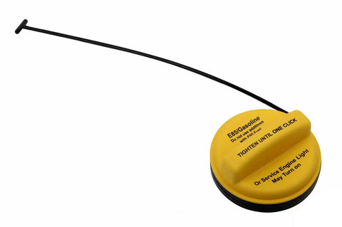 Yellow E85 Gas Cap Replacement For 2012 2013 2014 Trucks And SUVs GT347 20962524 with tether strap