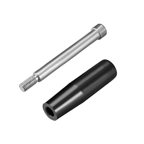Revolving Handwheel Machine Handle M6 Threaded Stem 5 Pack For Milling Lathe And Grinding Machines Bakelite Chrome Plated close-up view