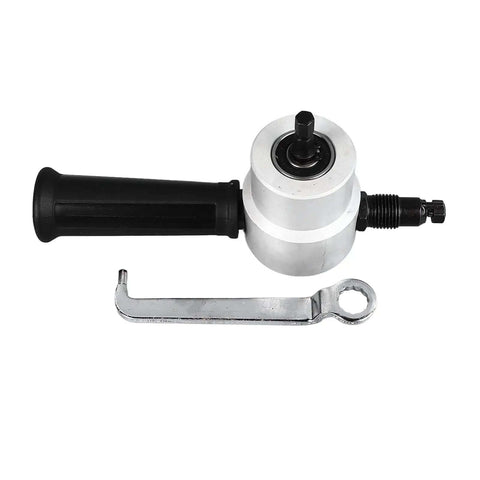 Double Head Sheet Metal Cutter Nibbler Drill Attachment With 360 Degree Adjustable Cutting Burr Free Finish