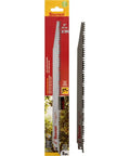 Pruning Reciprocating Saw Blade, Tapered High Carbon Steel For Fast Root And Tree Stump Cutting, 12 Inch Length in packaging