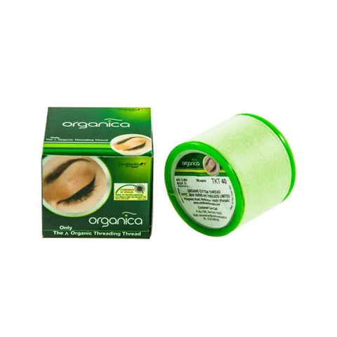 Organic Cotton Eyebrow Threading Thread 2 Spool Pack 300 M Each Green For Hair Removal On Upper Lip Chin Forehead Eyebrows Dermaplaning Tool By Organica